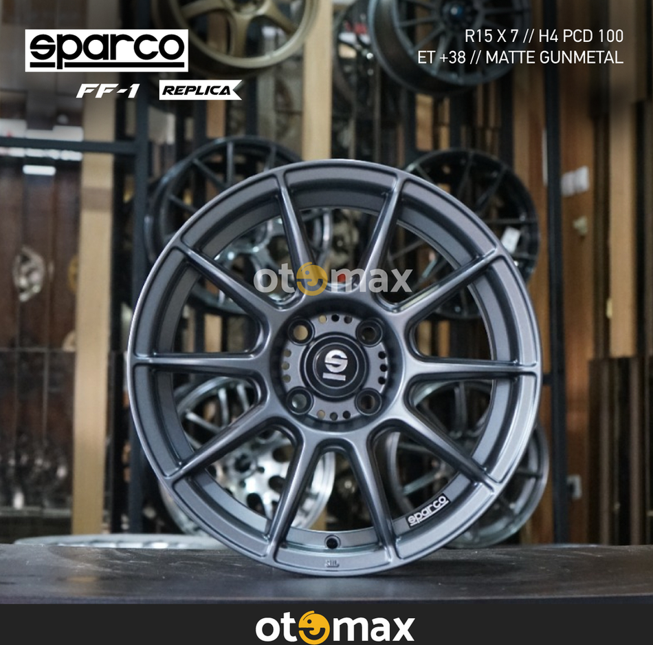 Velg Mobil Sparco FF-1 Ring 15 Matt Gunmetal