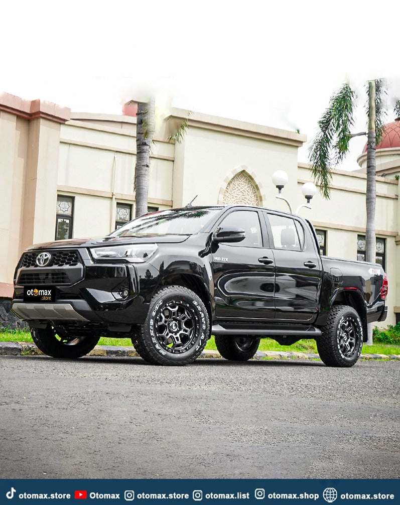 Modifikasi Velg Mobil Toyota Hilux dengan Lenso Argo