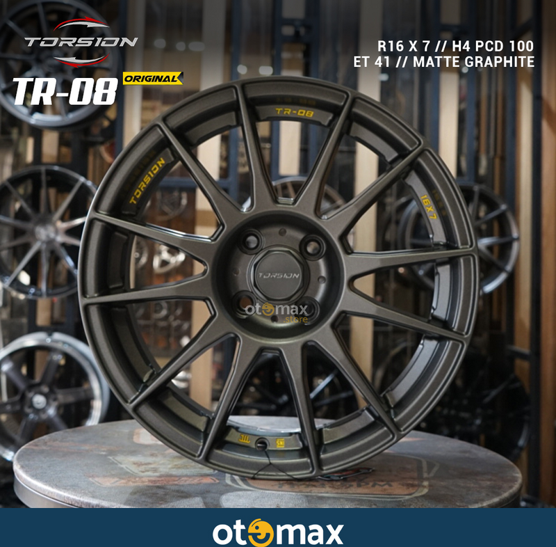 Velg Mobil Torsion TR08 Ring 16 Matte Grafit