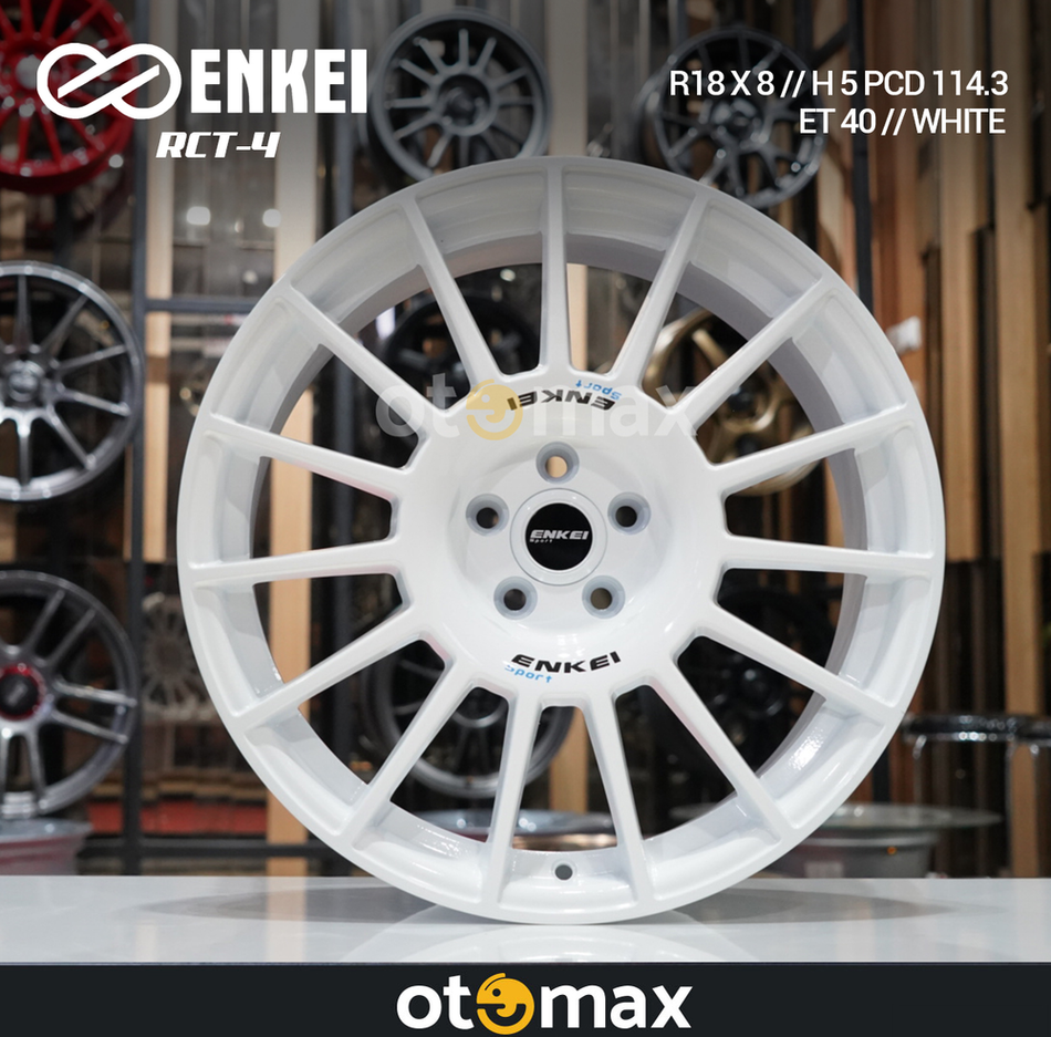 Velg Mobil Enkei RCT-4 Ring 18 PCD114.3 White