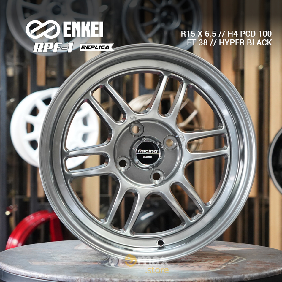 Velg Mobil Enkei RPF1 Ring 15 Hyper Black