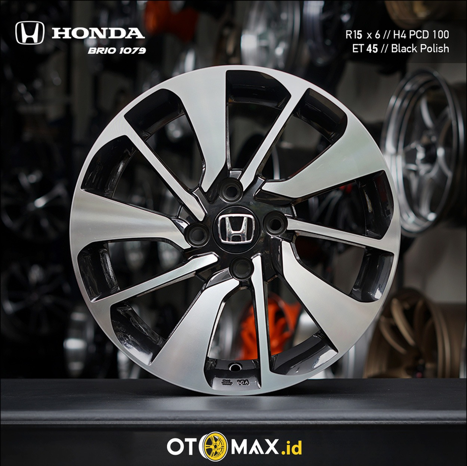 Velg Mobil Honda Brio Chemko Ring 15 45 Hitam Poles