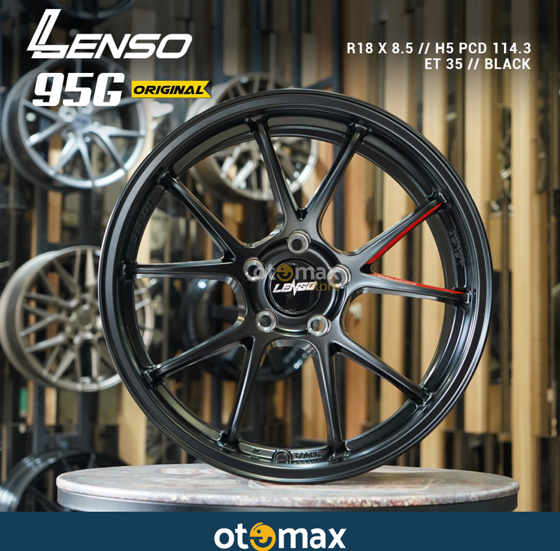 Velg Mobil Lenso 95G Original Ring 18 35 Black