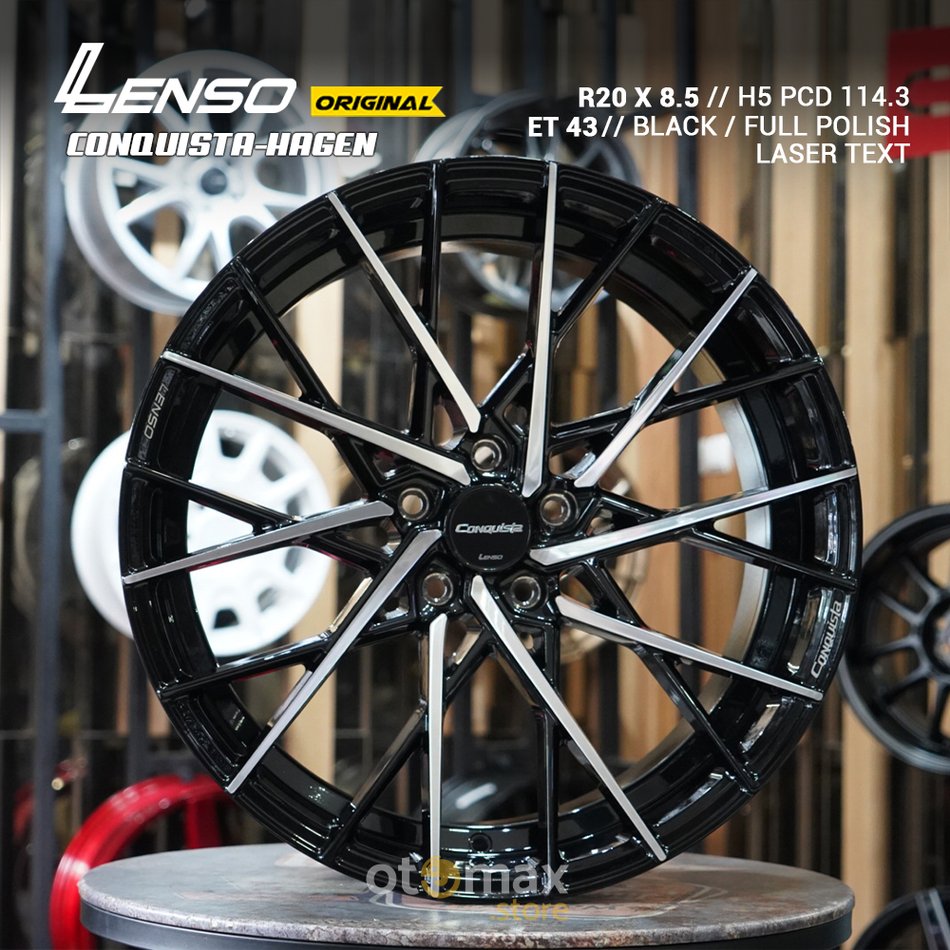 Velg Mobil Lenso Conquista Hagen Original Ring 20 43 BKFW