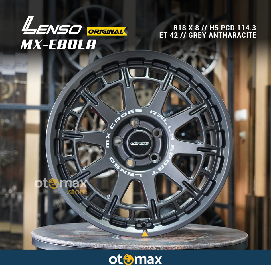 Velg Mobil Lenso MX-Ebola Original Ring 18 Grey Antrachite