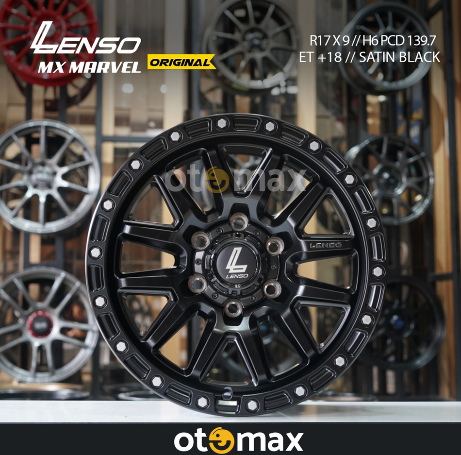 Velg Mobil Lenso MX-Marvel Original Ring 17 Satin Black