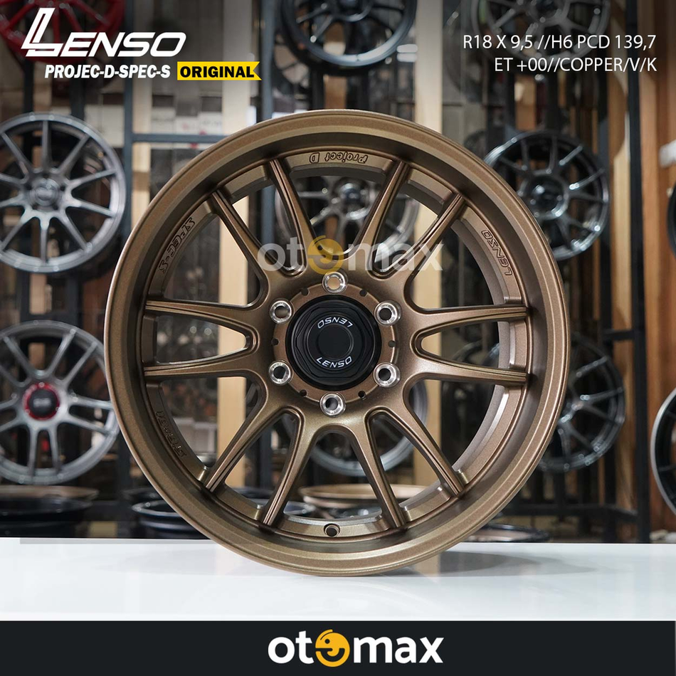 Velg Mobil Lenso Project D Spec S Ring 18 Perunggu