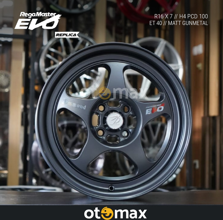 Velg Mobil Regamaster Evo Ring 16 Matt Gunmetal