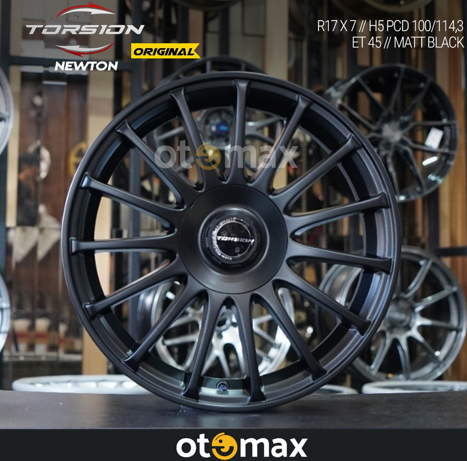 Velg Mobil Torsion Newton Ring 17 H10 Matt Hitam