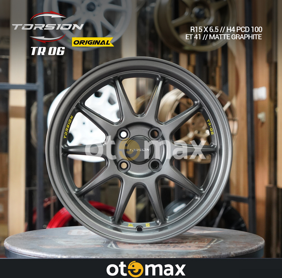 Velg Mobil Torsion TR06 Ring 15 Matt Graphite