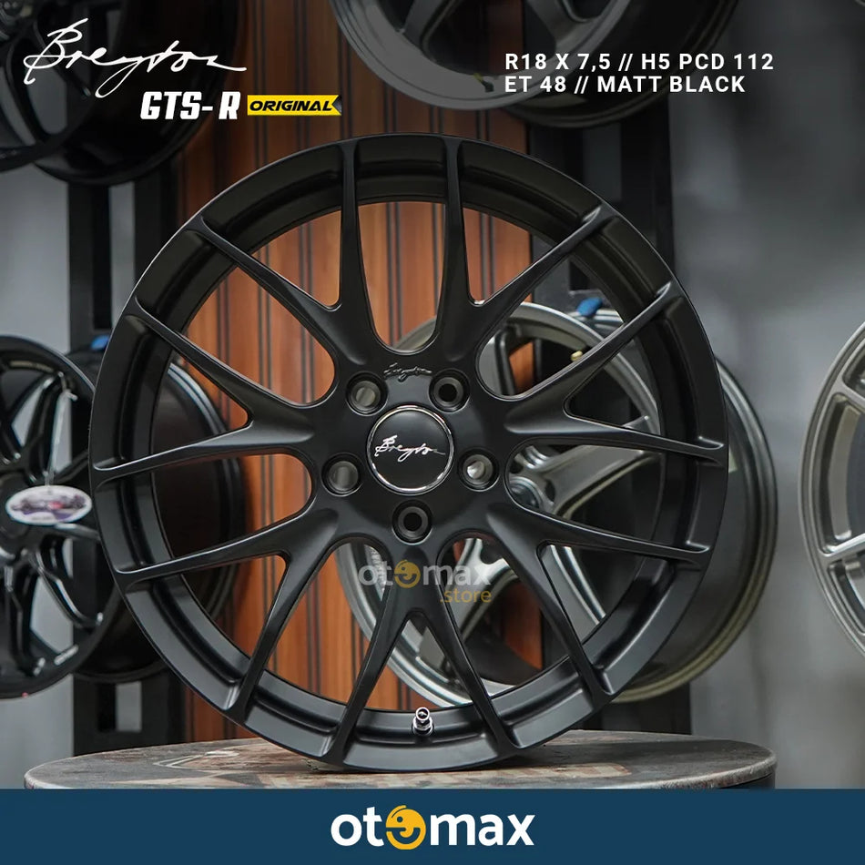 Velg Mobil Breyton GTS-R Original Ring 18 Matt Black