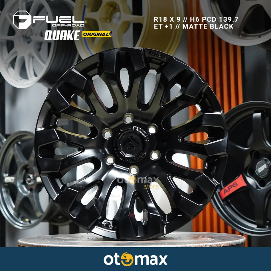 Velg Mobil Fuel Quake Ring 18 Matte Black