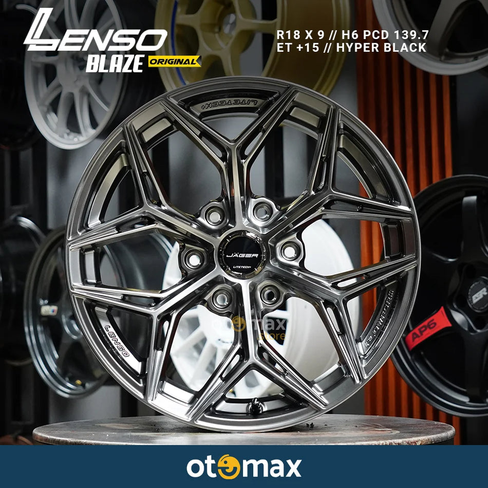 Velg Mobil Lenso Blaze Original Ring 18 Hyper Black