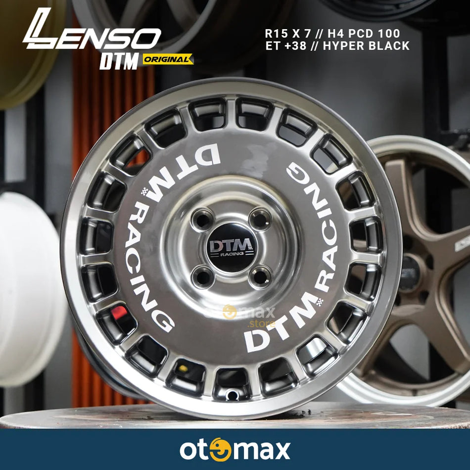 Velg Mobil Lenso DTM Original Ring 15 Hyper Black