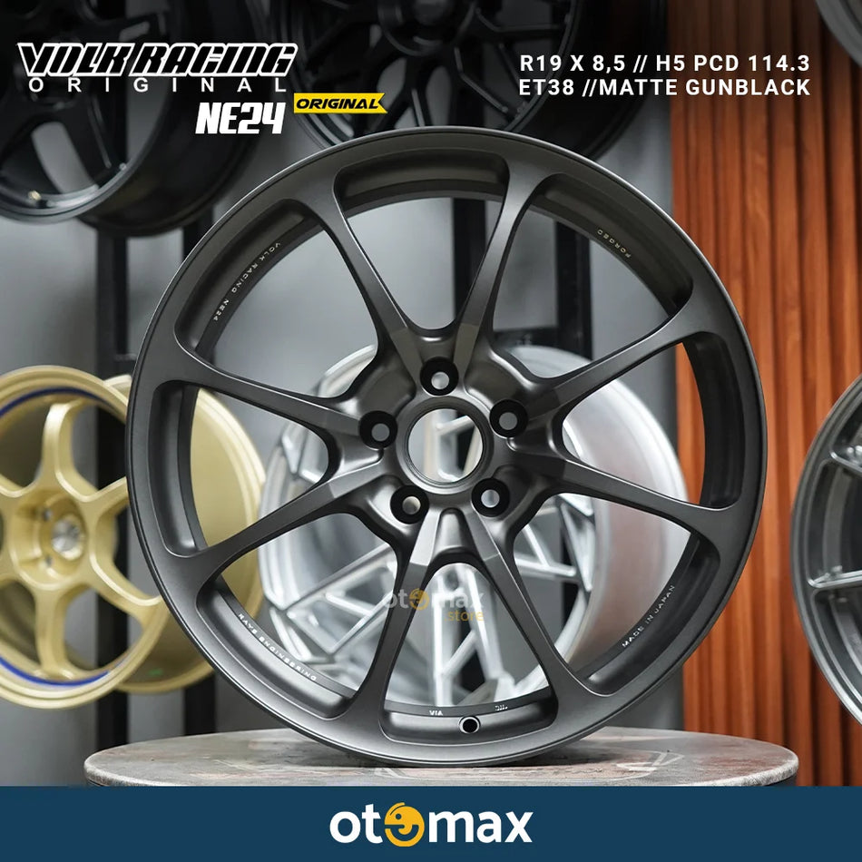 Velg Mobil Volk Racing NE24 Original Ring 19 Matte Gunblack