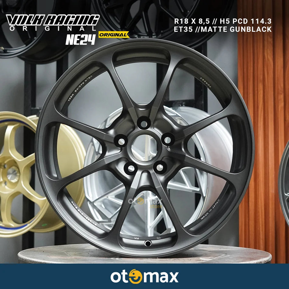 Velg Mobil Volk Racing NE24 Original Ring 18 Matte Gunblack