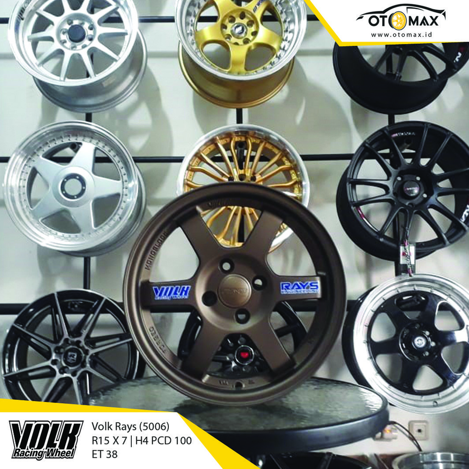 Velg Mobil Volk Rays 5006 Ring 15 Matt Perunggu