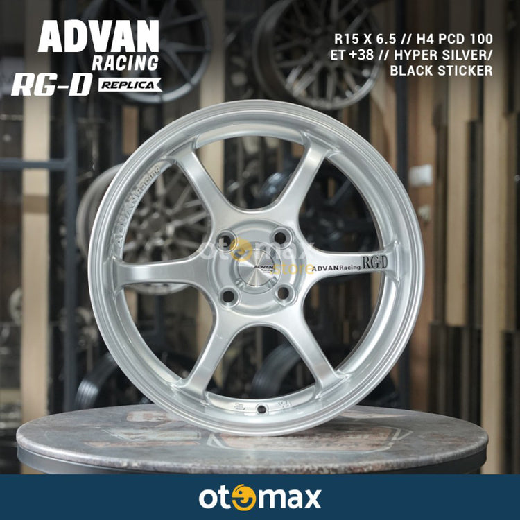 Velg Mobil Advan Racing RG-D Ring 15 Hyper Silver ML | Otomax Store ...