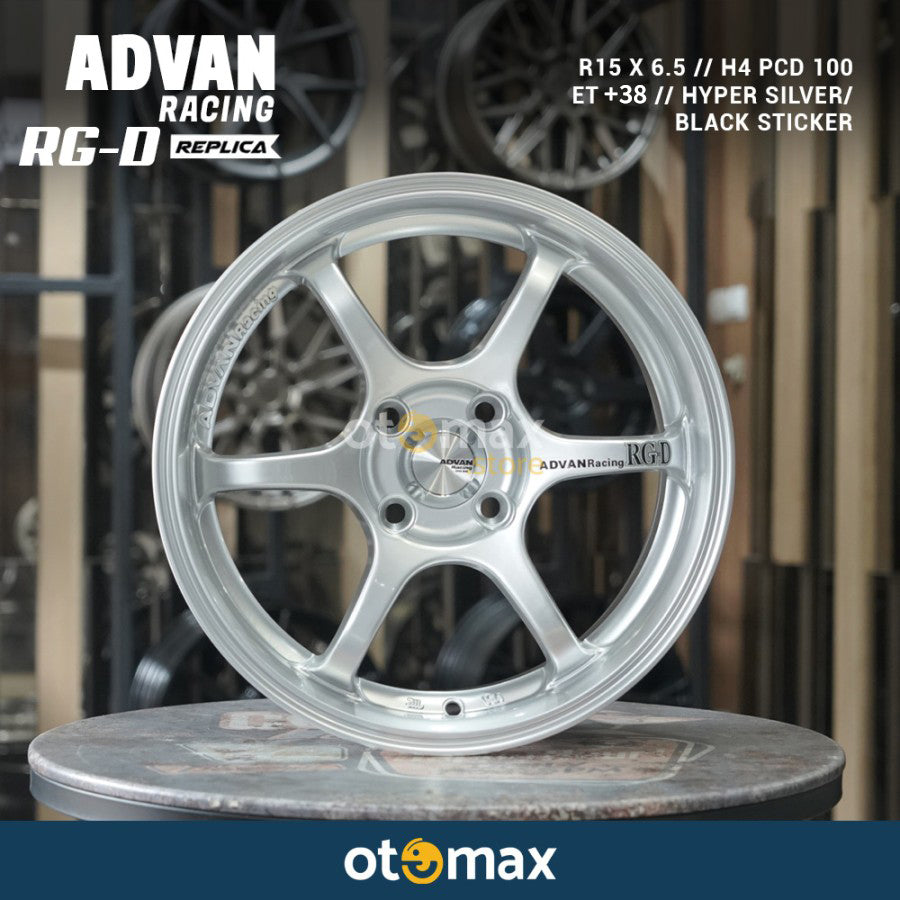 Velg Mobil Advan Racing RG-D Ring 15 Hyper Silver ML