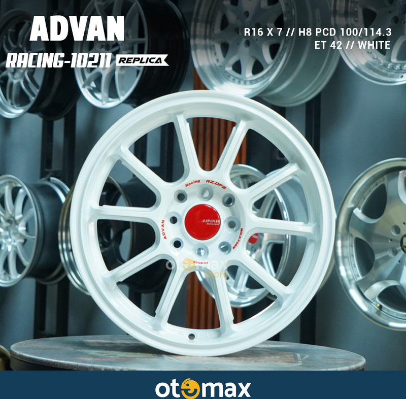 Velg Advan Racing Velg Mobil Advan Racing RZ-DF2 Ring 16 White | Otomax Store – Otomax ...