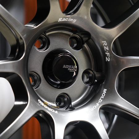 Velg Advan Racing Velg Mobil Advan Racing RZF2 Ring 18 Hyper Black Laser Text – Otomax ...