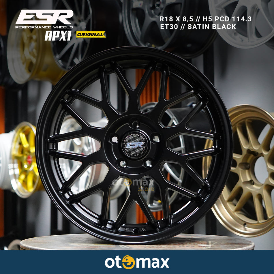 Velg Mobil ESR APX1 Original Ring 18 Satin Black