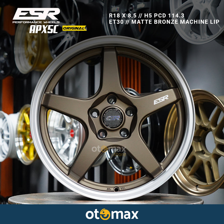 Velg Mobil ESR APX5C Original Ring 18 Matte Bronze Machine Lip