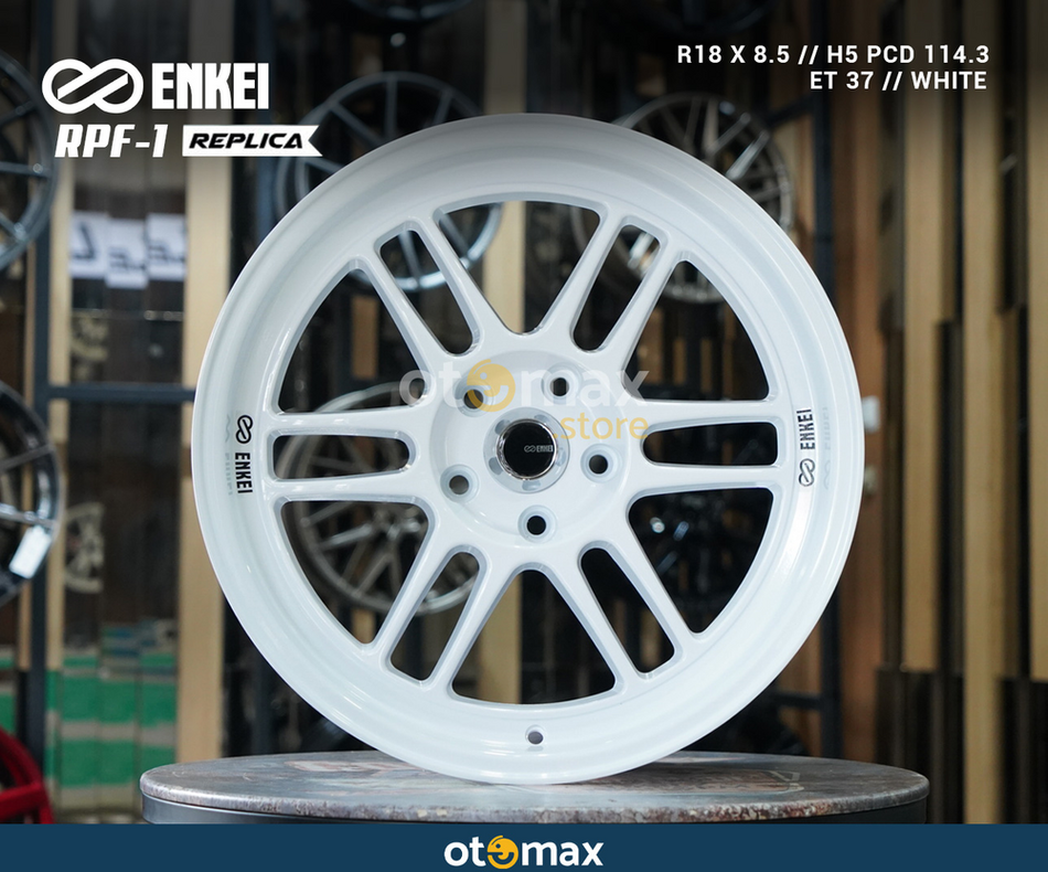 Velg Mobil Enkei RPF1 Ring 18 White