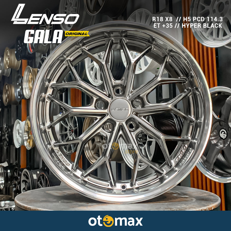 Velg Mobil Lenso Jager Gala Ring 18 Hyper Black