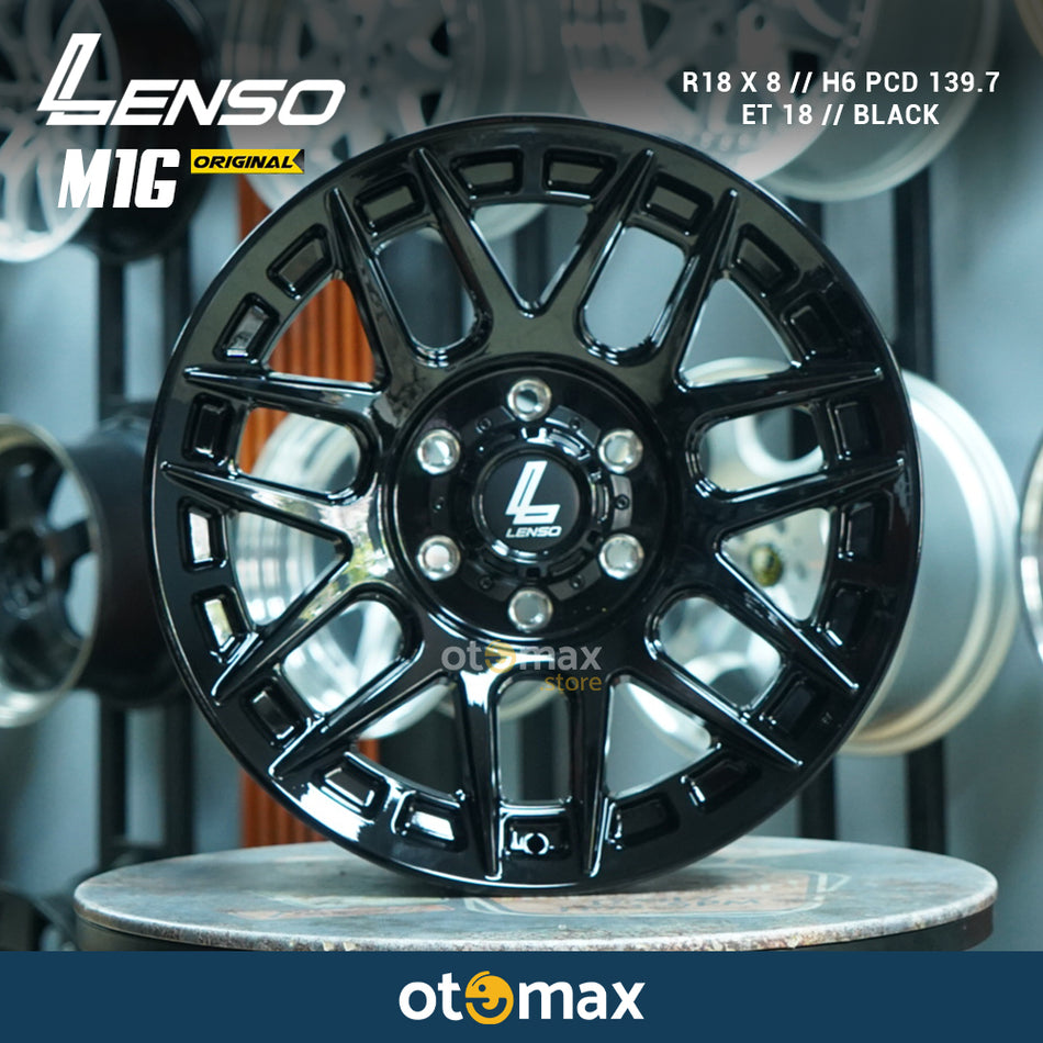 Velg Mobil Lenso M1G Original Ring 18 Black