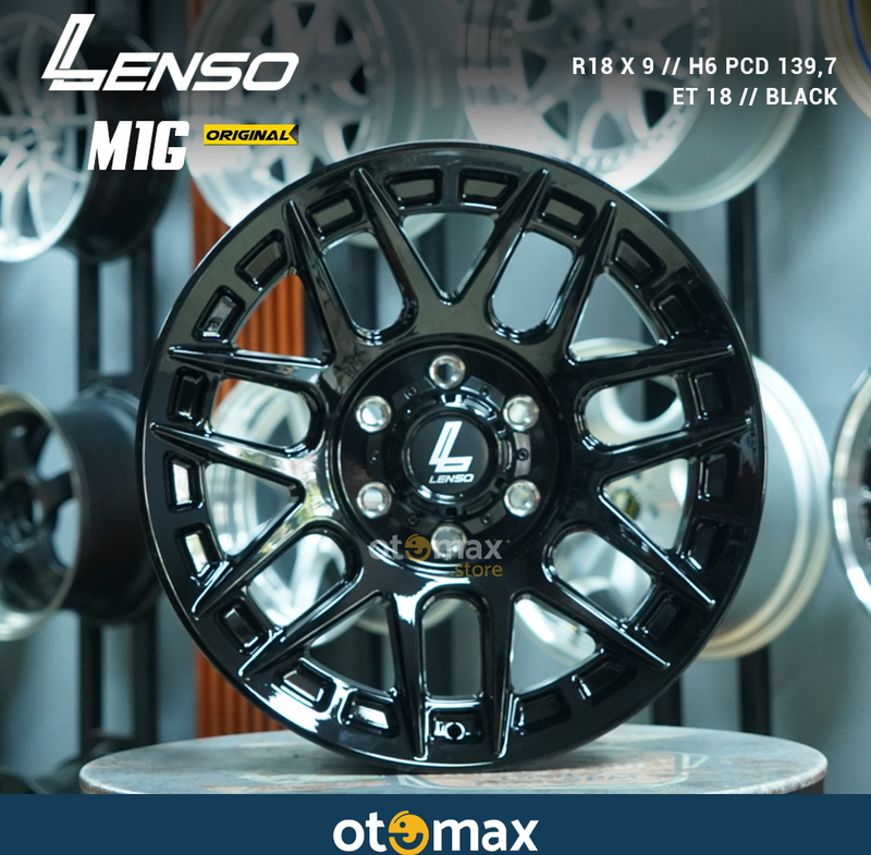 Velg Mobil Lenso M1G Original Ring 18 Black