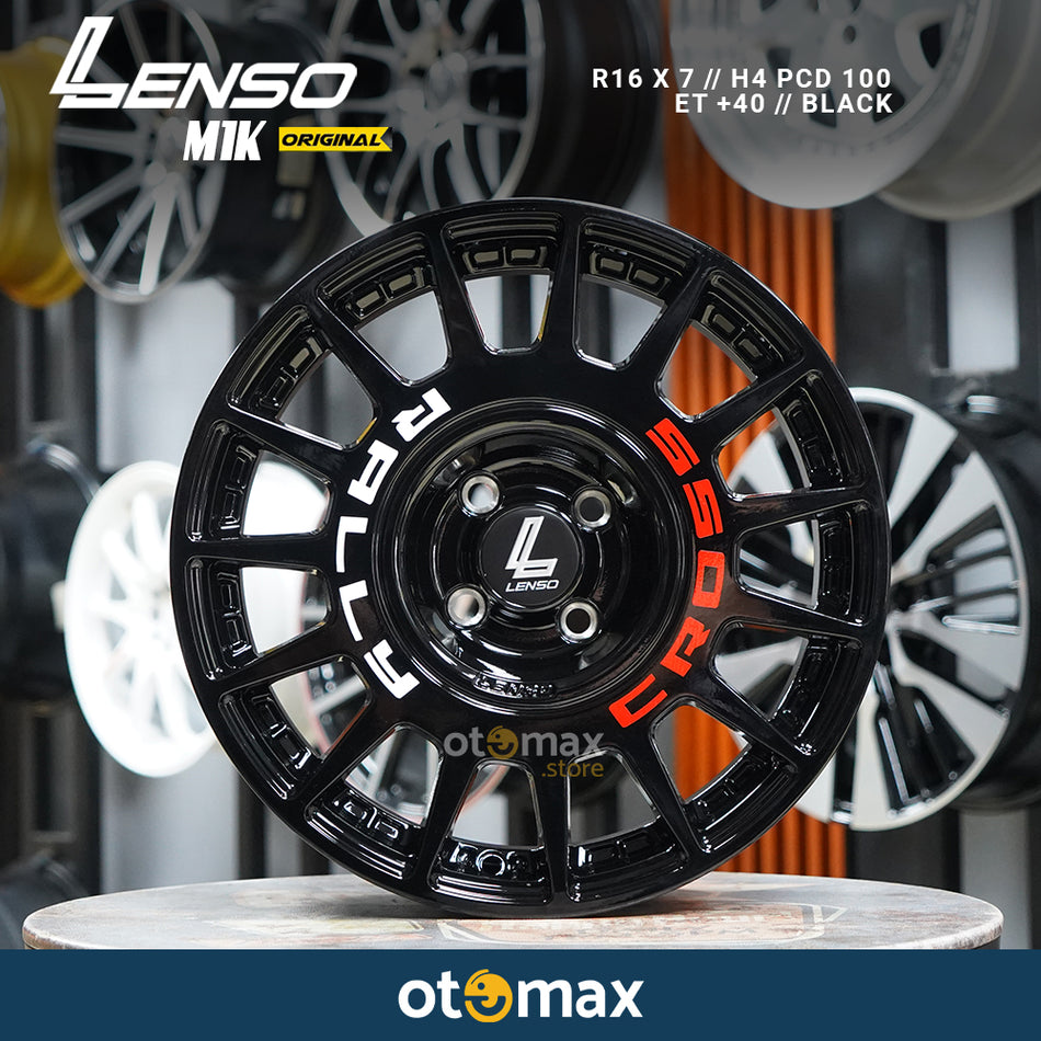 Velg Mobil Lenso M1K Original Ring 16 Black