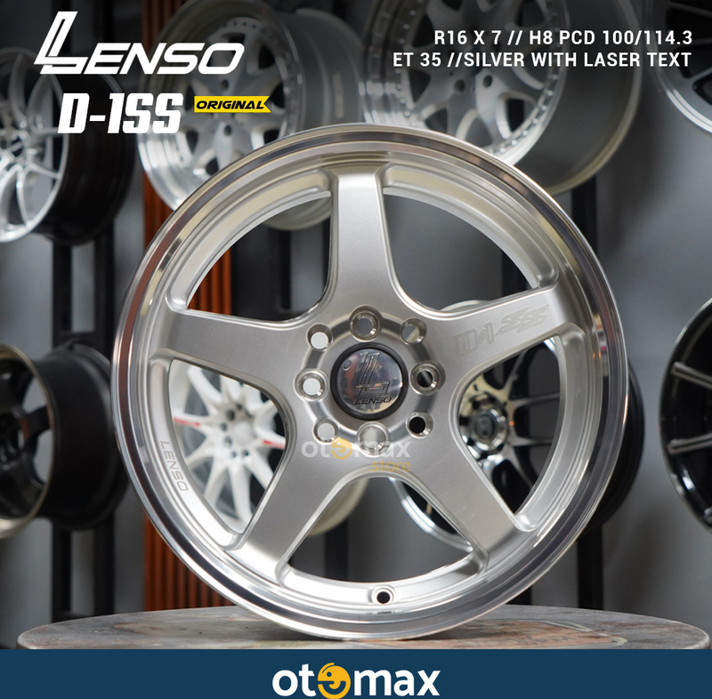 Velg Mobil Lenso Project D-1SS Original Ring 16 Silver With Laser