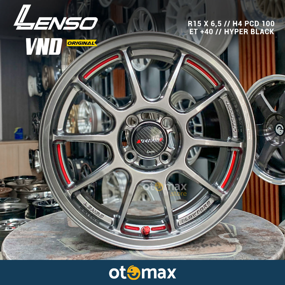 Velg Mobil Lenso VND Ring 15 Hyper Black – Otomax Store : Jual Velg ...