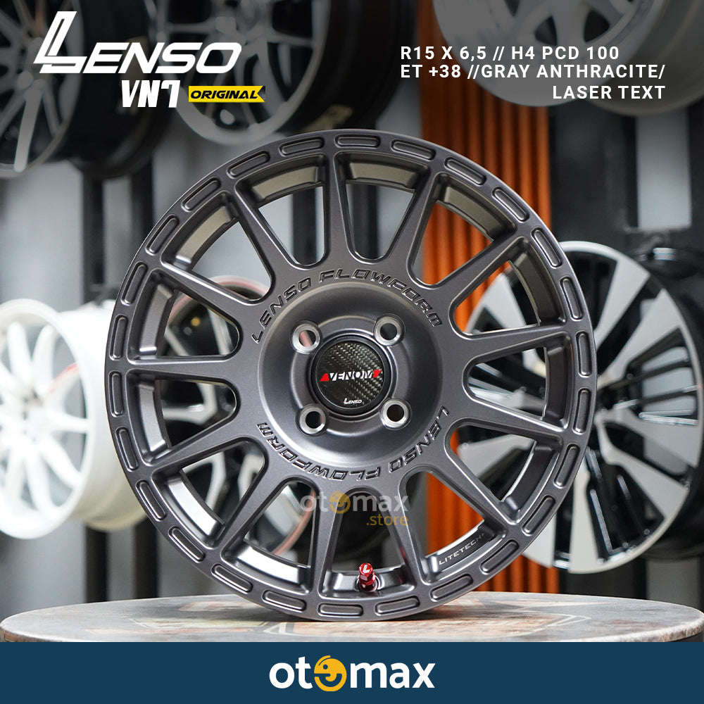 Velg Mobil Lenso Venom 7 Original Ring 15 Gray Anthracite – Otomax ...