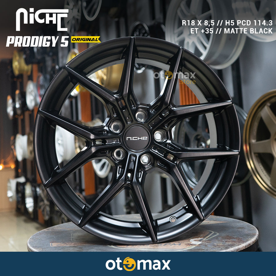 Velg Mobil Niche Prodigy 5 Ring 18 Matte Black