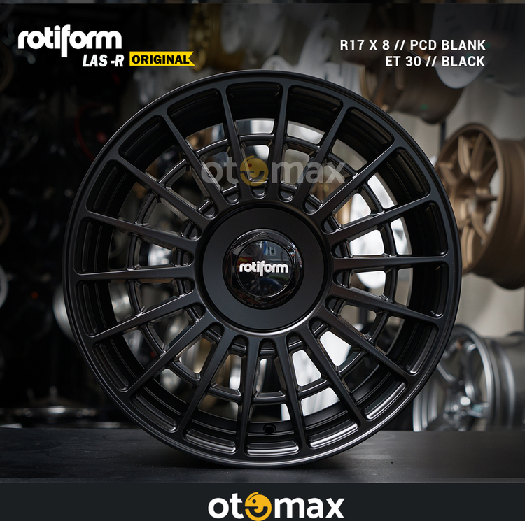 Velg Mobil Rotiform LAS-R Original Ring 17 Matt Black | Otomax Store ...