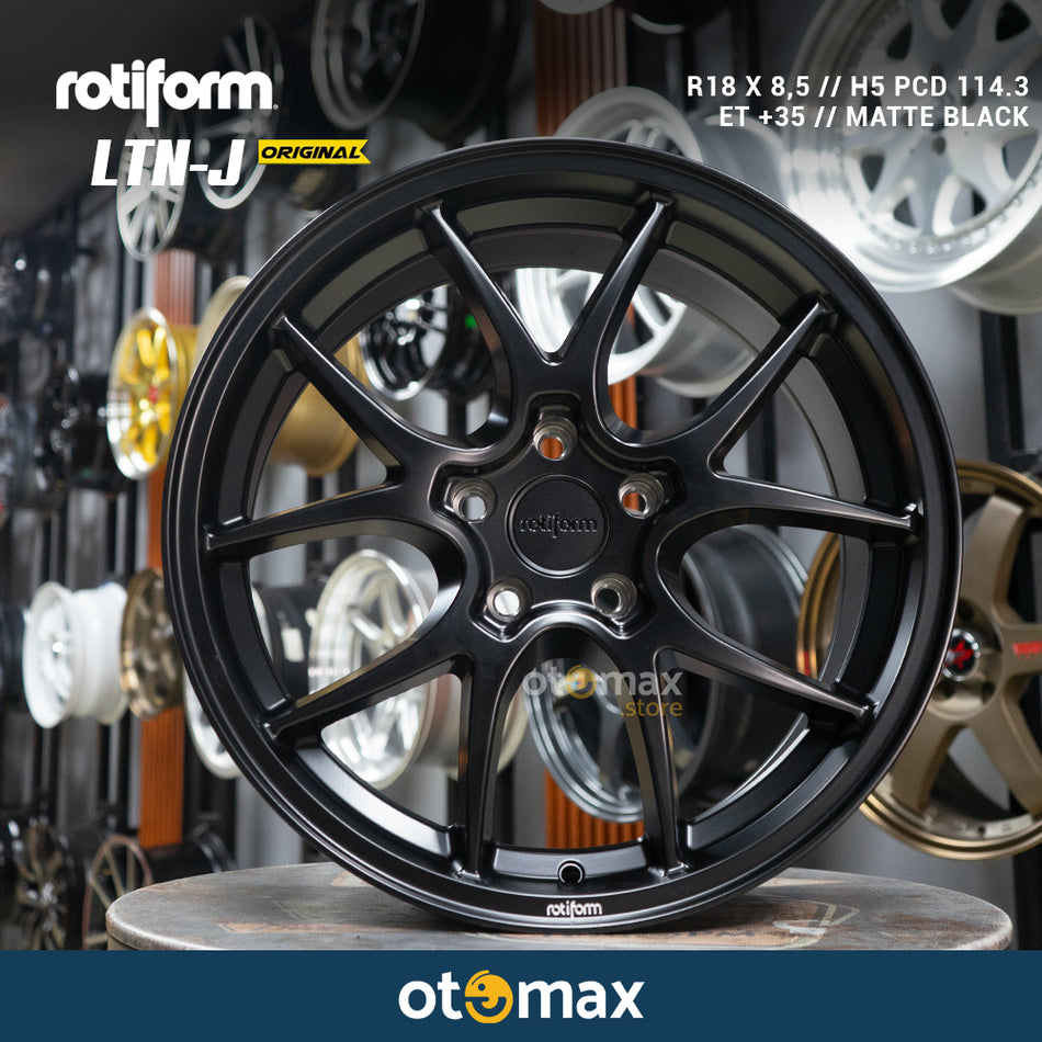 Velg Mobil Rotiform LTN-J Ring 18 Matte Black