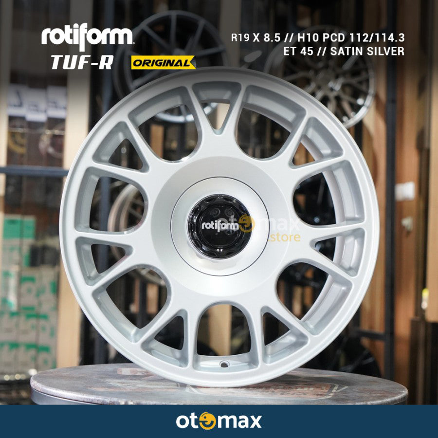 Plat Mobil R 45 Velg Mobil Rotiform TUF-R Original Ring 19 ET45 Satin Silver | Otomax ...