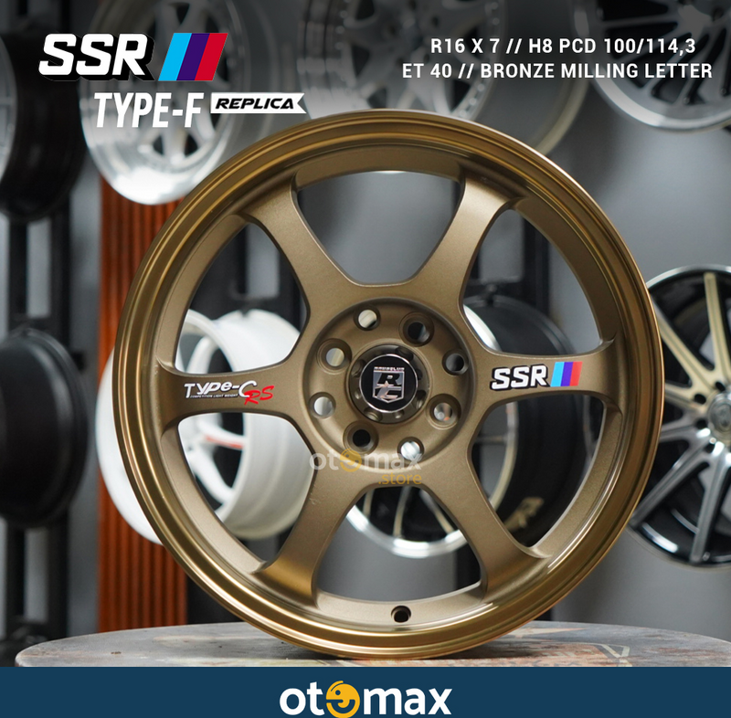 Velg Mobil SSR Type C RC-SRC Ring 16 Bronze Milling Letter