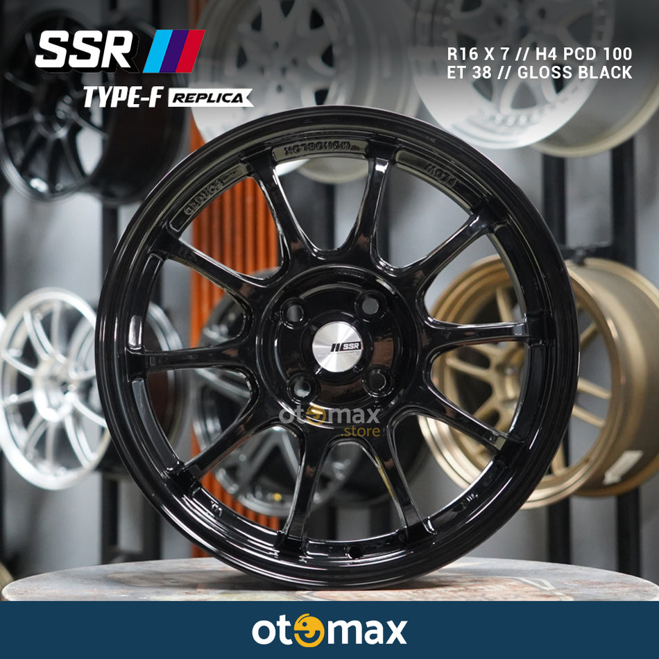 Velg Mobil SSR Type F 0221 Ring 16 Gloss Black