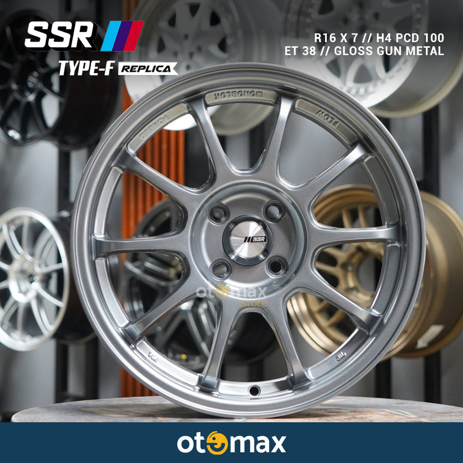 Velg Mobil SSR Type F 0221 Ring 16 Gloss Gunmetal