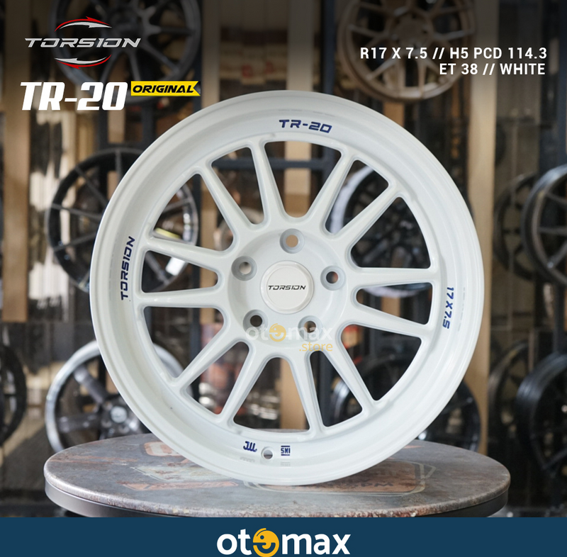 Velg Mobil Torsion TR20 Ring 17 Putih