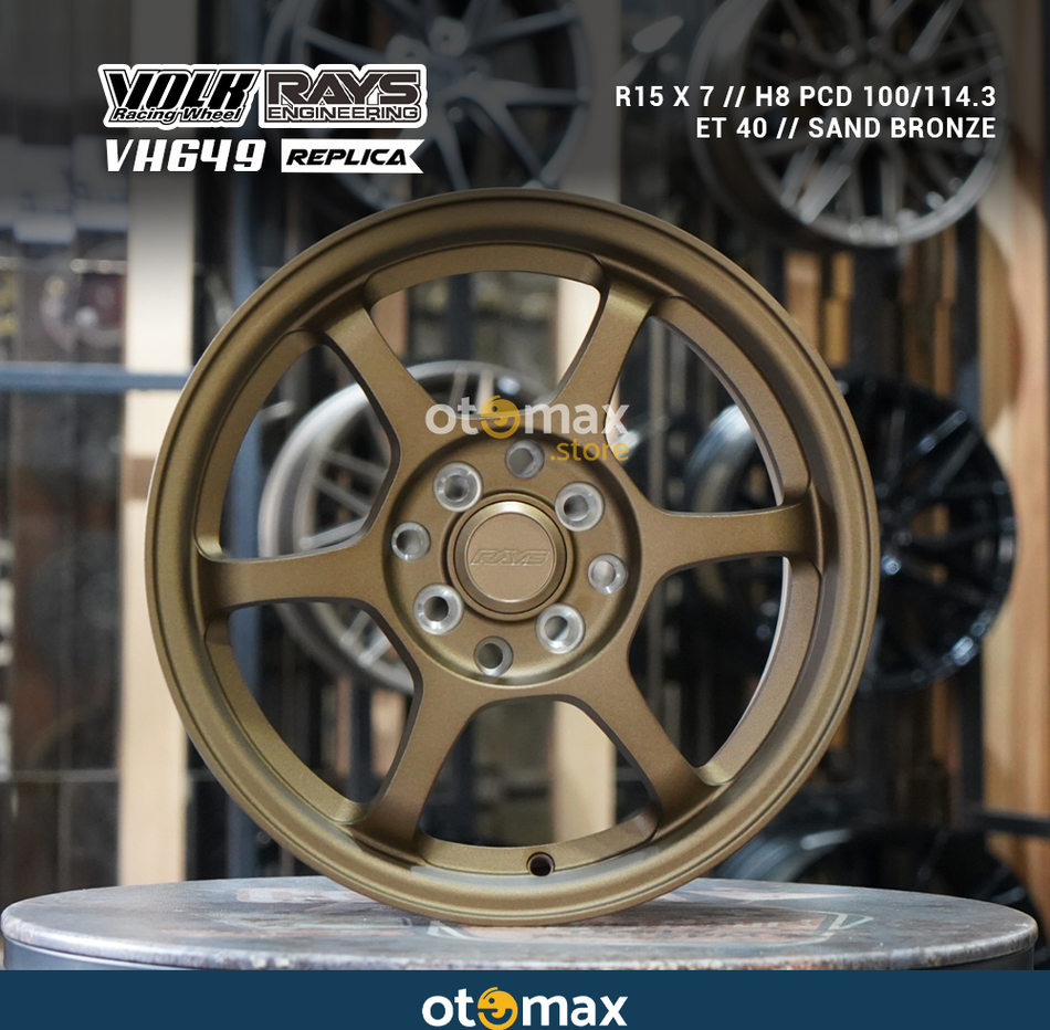 Velg Mobil Volk Rays JK5025 Ring 15 Sand Bronze