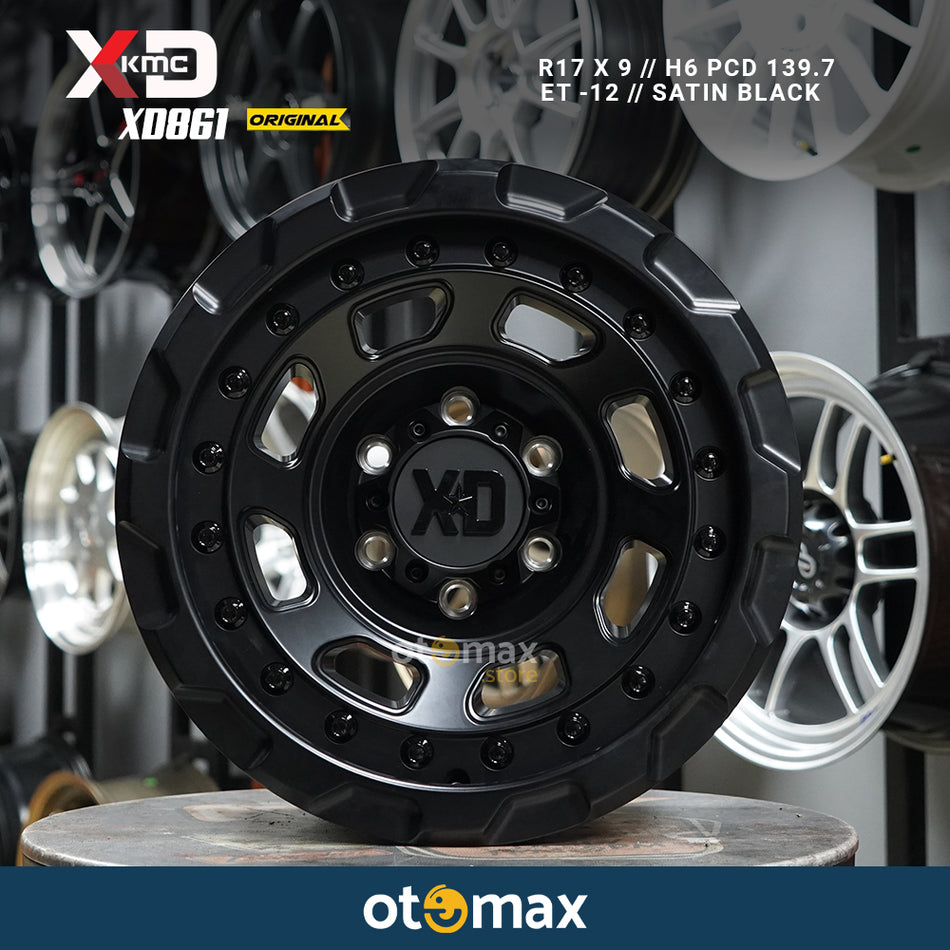 Velg Mobil XD KMC XD861 Original Ring 17 Satin Black