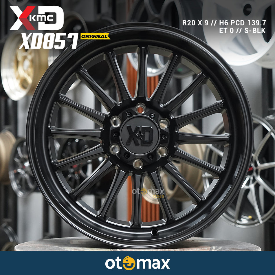 Velg Mobil XD KMC XD857 Whiplash Original Ring 20 Satin Black