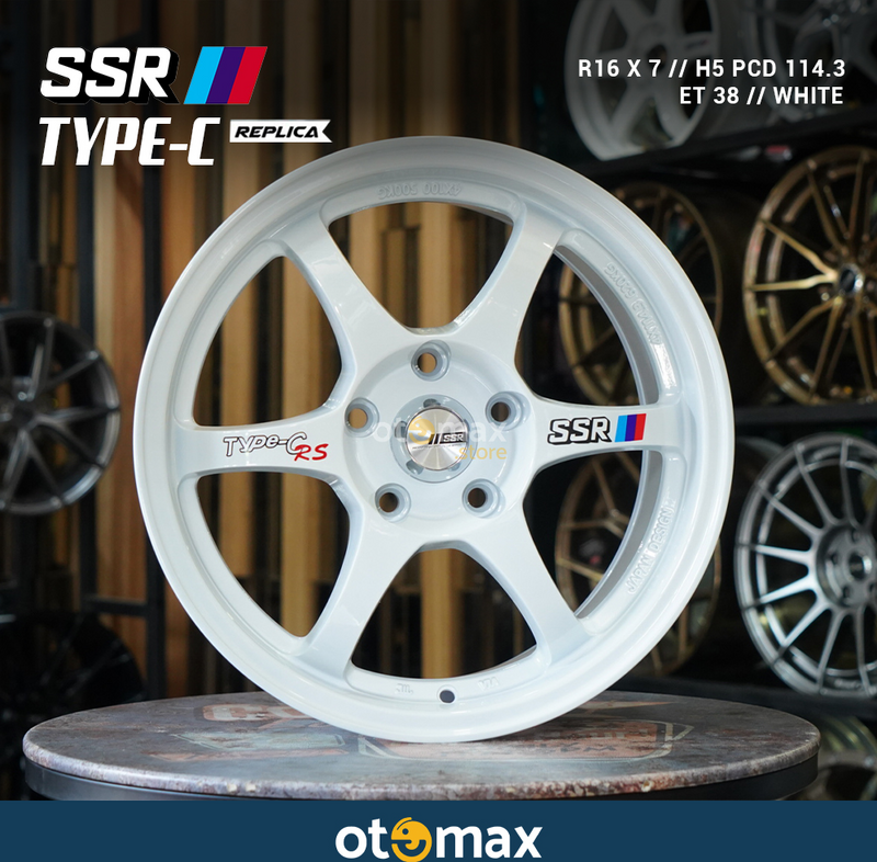 Velg Mobil SSR Type C Ring 16 H5 Putih