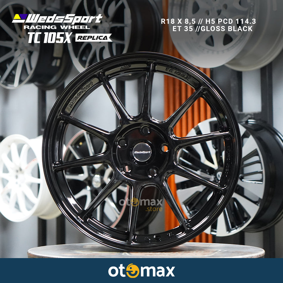 Velg Mobil Wedssport TC105X Ring 18 Gloss Black