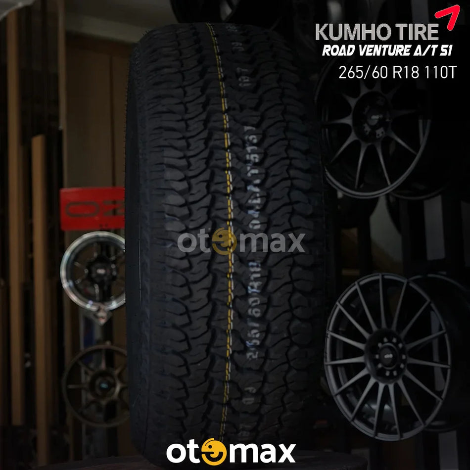 Ban Mobil Kumho Tire Road Venture A/T 51 265/60 R18 110T