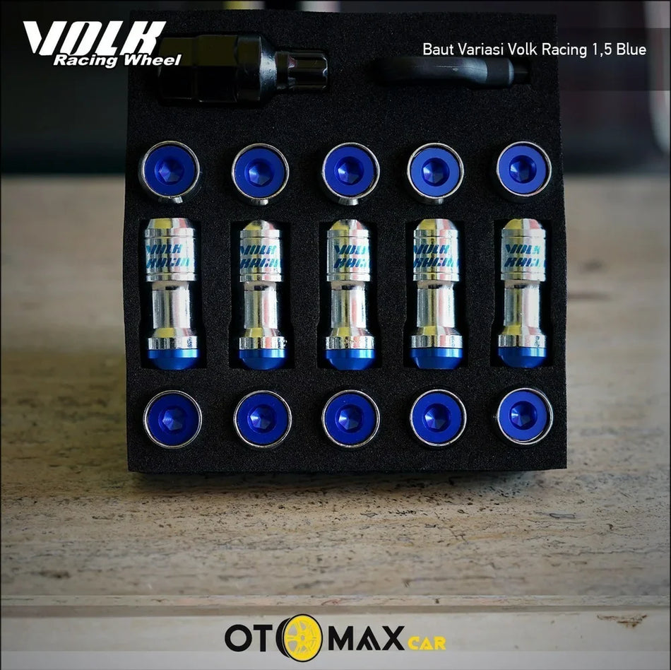 Baut Variasi Volk Racing 1,5 Biru